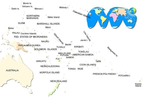 Pacific map